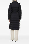 padded and quilted trench coat