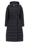 padded and quilted trench coat
