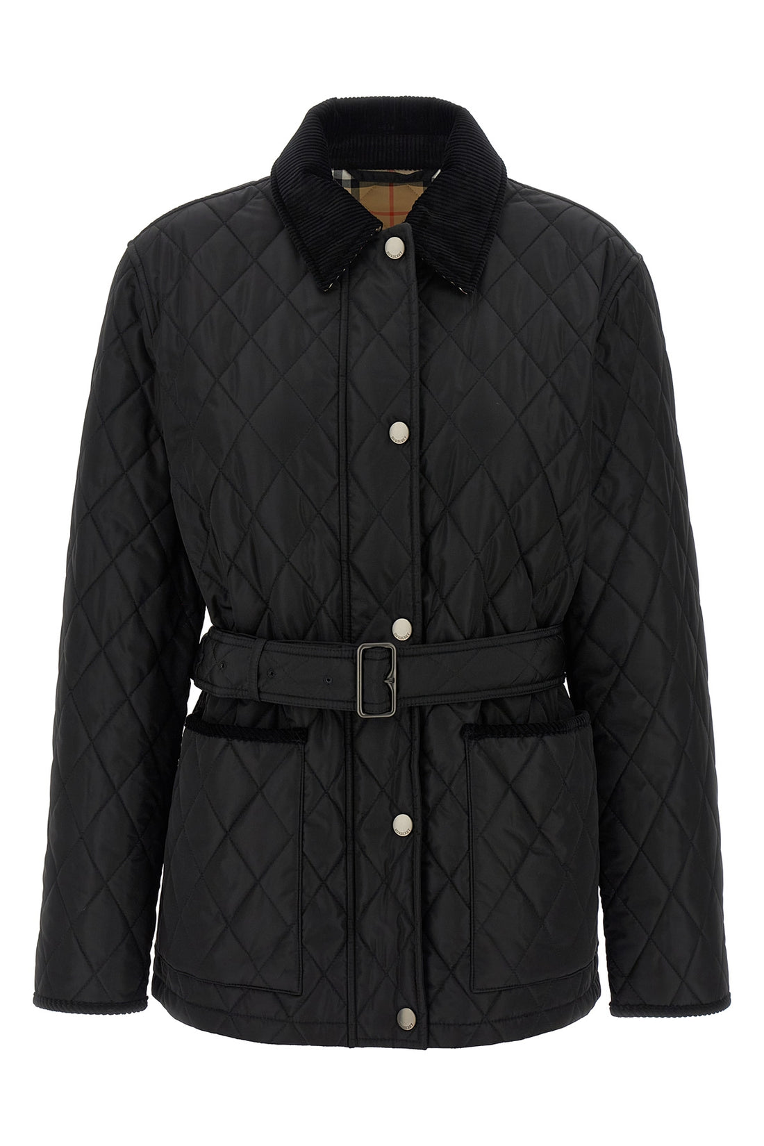 BURBERRY L chiltern light nylon quilted jacket