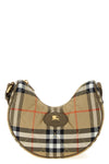 horseshoe quilted nylon blend crossbody bag