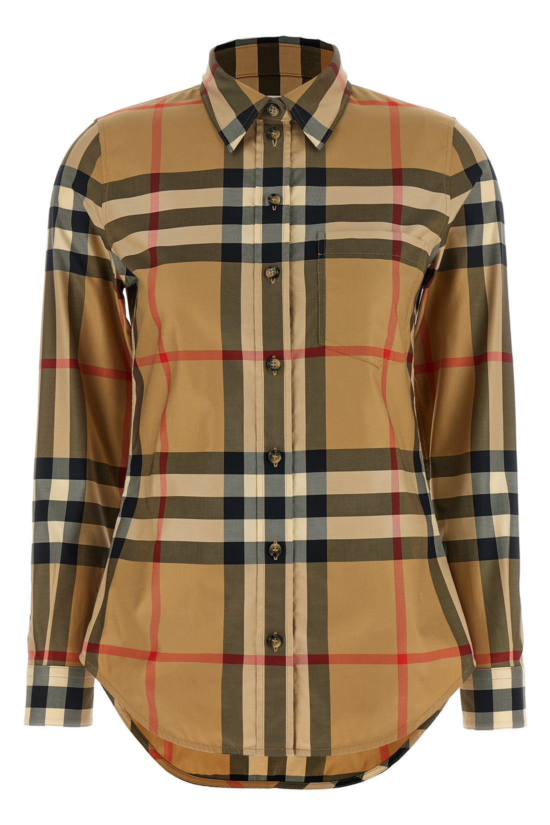 BURBERRY 6 lapwing cotton twill shirt woven