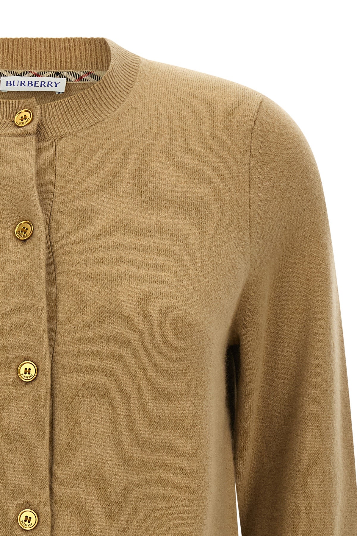 the burberry clara cardigan sets a new standard in knitwear through a classic