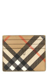 burberry check print fabric sandon cardholder