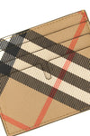 burberry check print fabric sandon cardholder