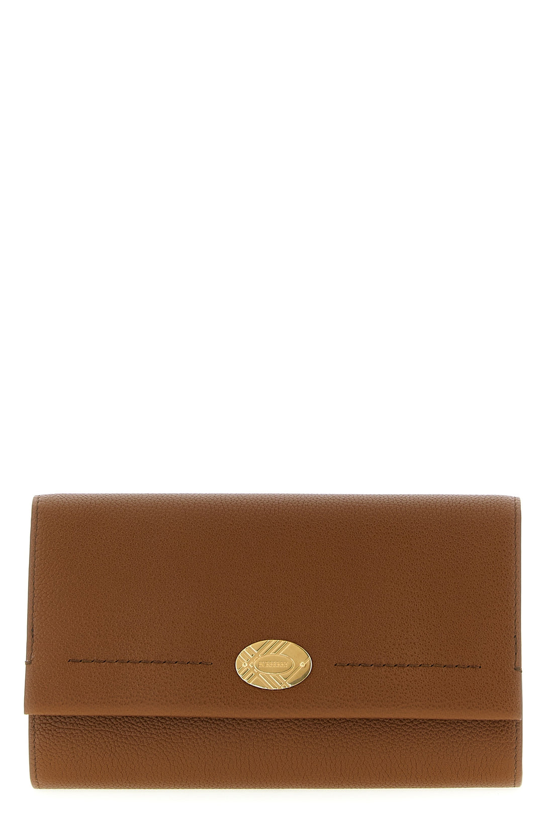 BURBERRY OS cotswolds grained calf leather wallet on chain