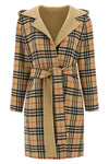 reversible hampshire solid colour boiled wool coat