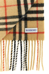 all over check print cashmere scarf