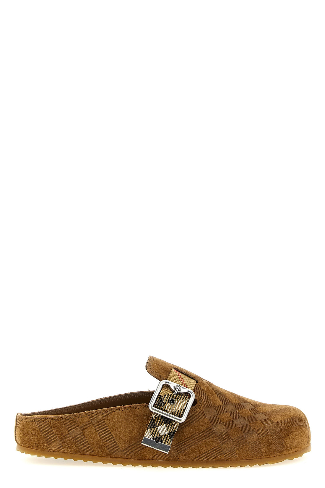 BURBERRY 36 the burberry urchin sabot redefines the concept of slip-on footwear through meti