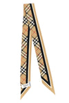 bandeau in silk twill woven