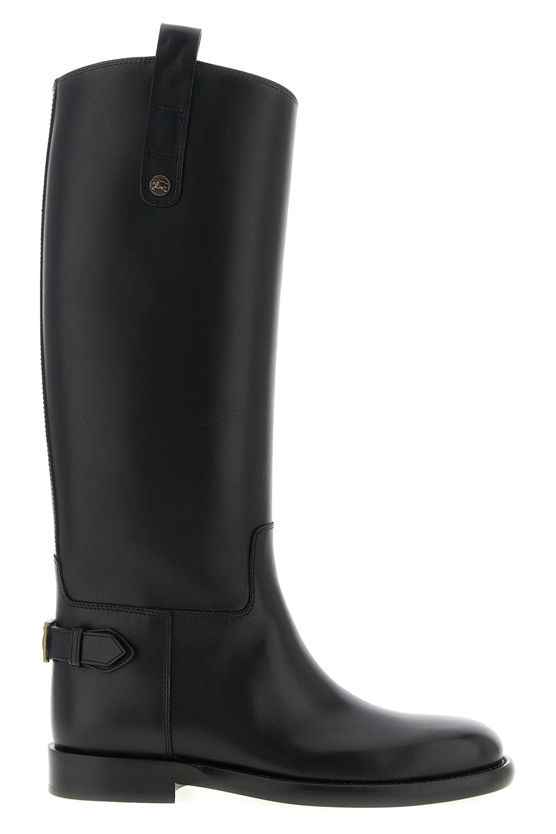 BURBERRY 37 cavalier smooth calf leather boots