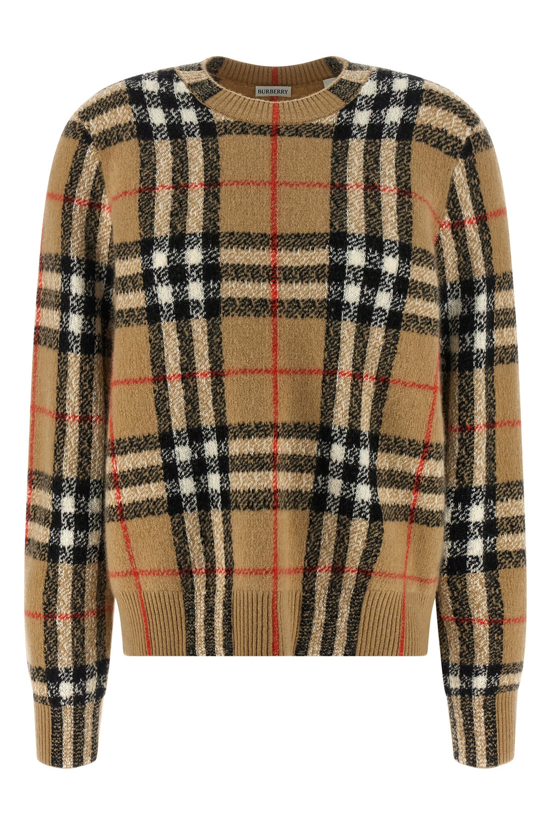 BURBERRY L double face wool and cashmere constance sweater