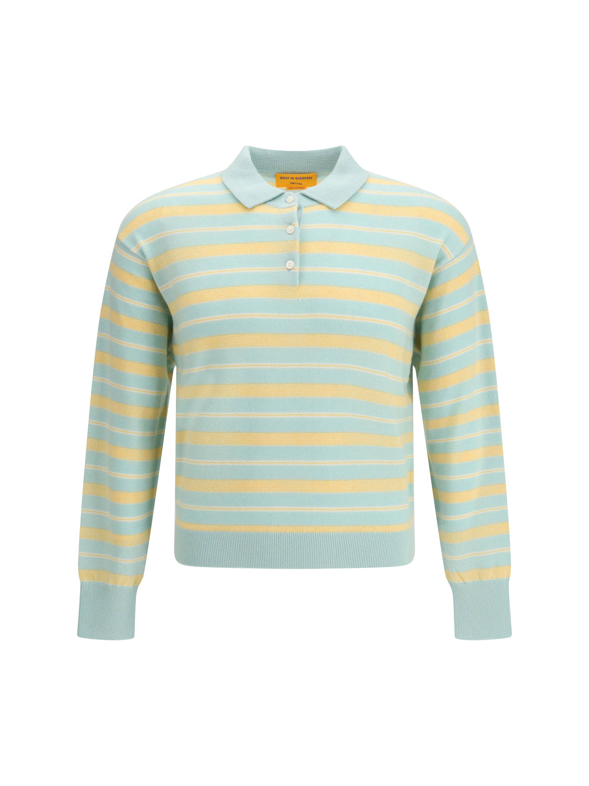 GUEST IN RESIDENCE M collegiate stripe polo