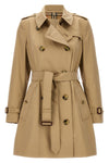 double-breasted chelsea medium cotton trench coat