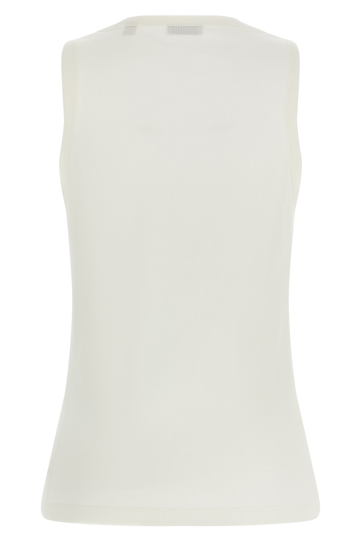 cleo ribbed stretch cotton tank top