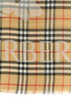 mulberry wool and silk blend scarf woven in burberry check