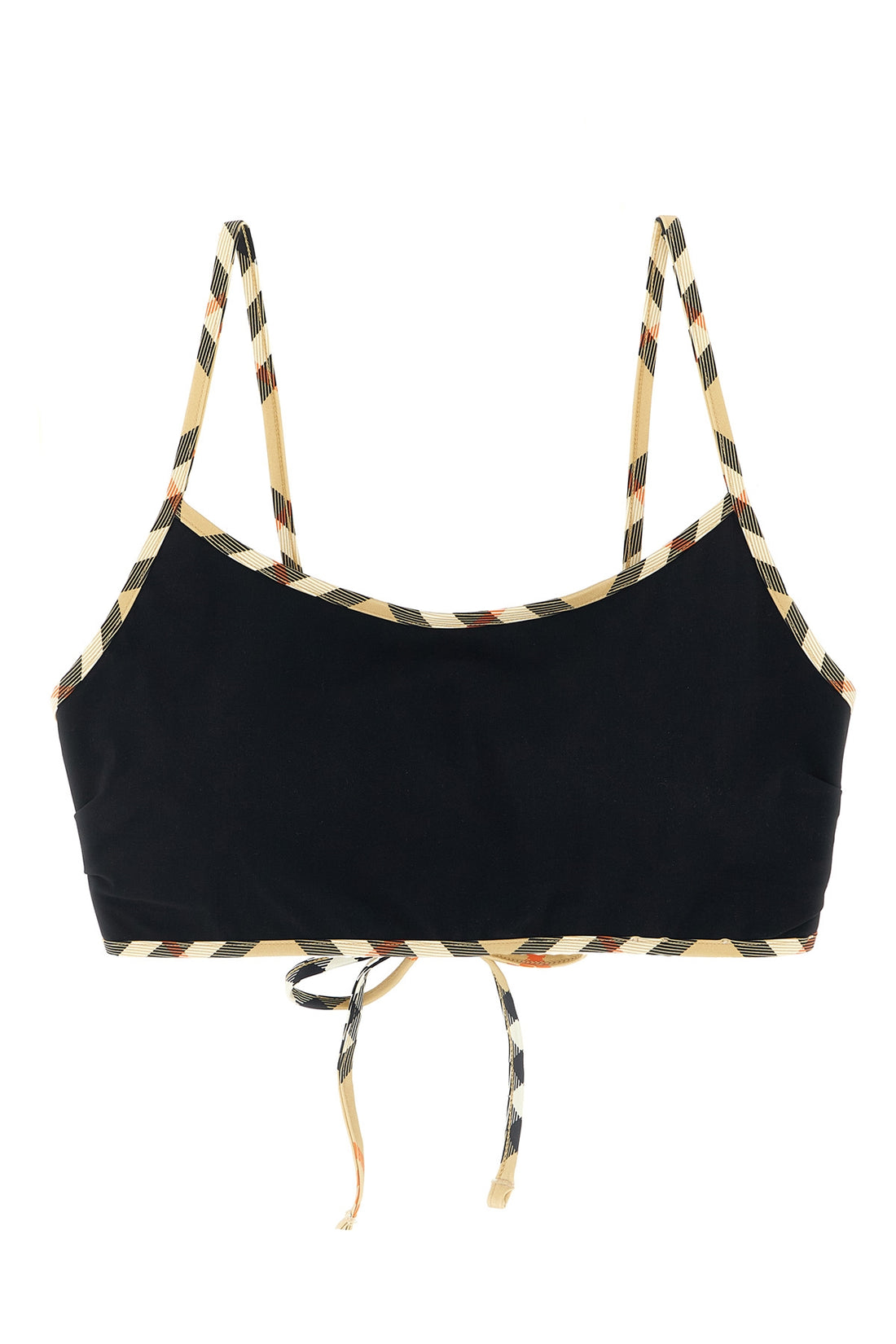 BURBERRY M starla stretch nylon bikini top