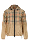 burberry check degradé viscose newport windbreaker