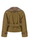 burberry check waxed cotton carlton jacket