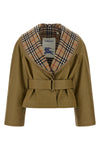 burberry check waxed cotton carlton jacket