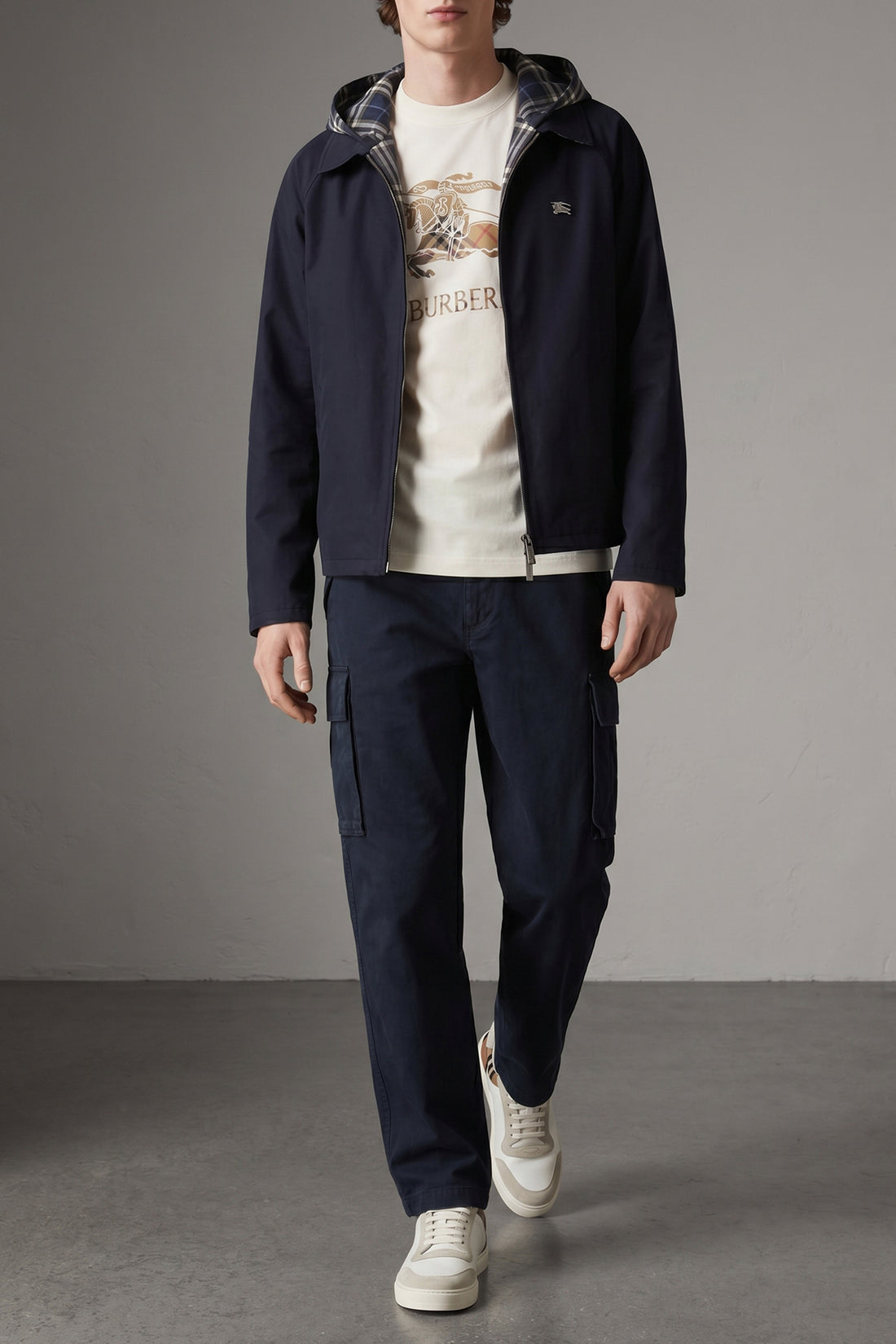 BURBERRY 48 cyrus heavy cotton cargo pants