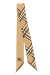 burberry check watercolour-effect thin wter col scarf in silk twill