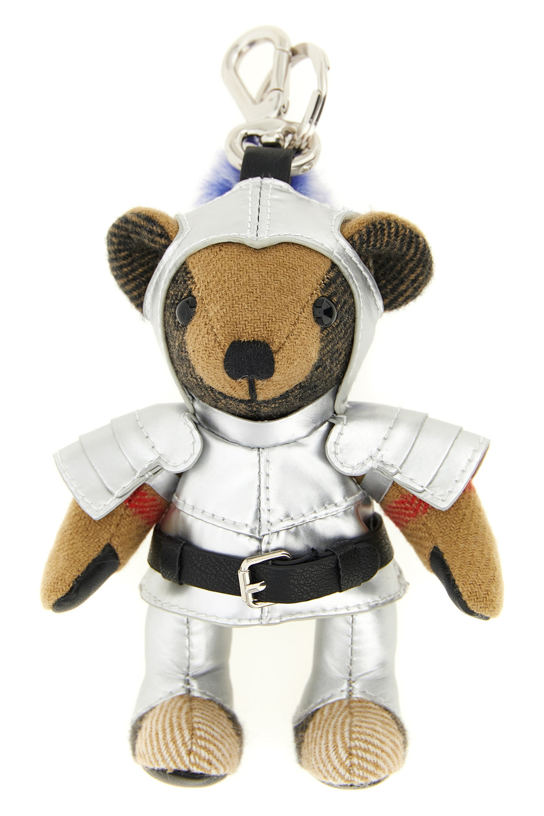 BURBERRY OS burberry check cashmere orsetto thomas keyring