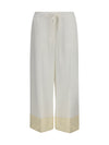 drawstring satin pants