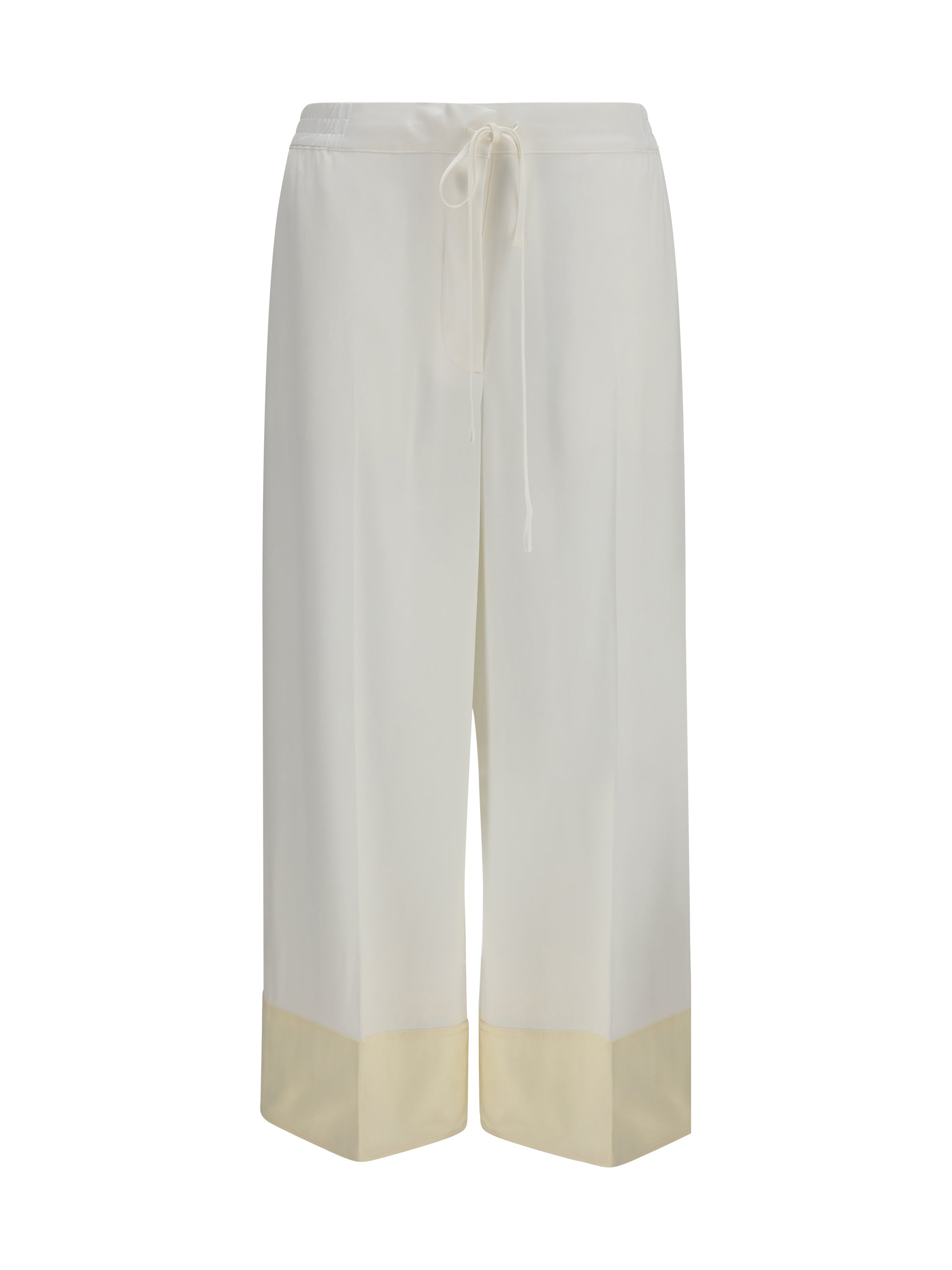 drawstring satin pants