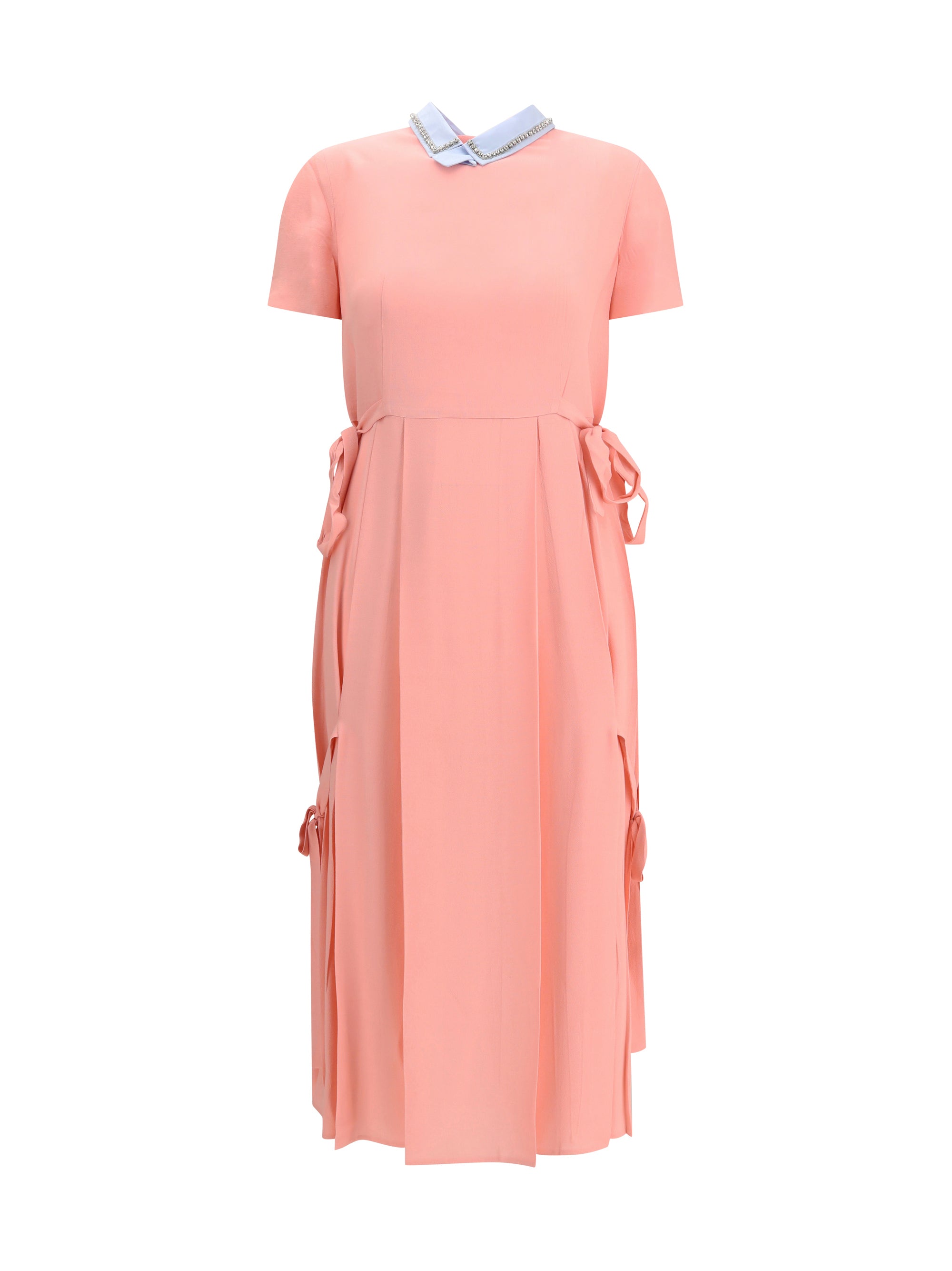 crêpe marocain dress