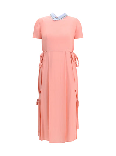 crêpe marocain dress