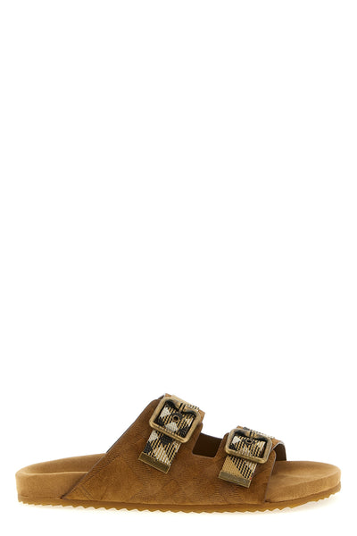 urchin suede sandals