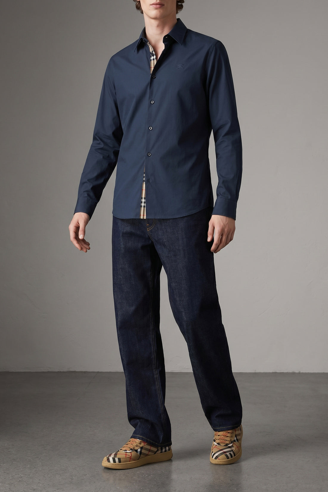 BURBERRY M sam cotton poplin shirt