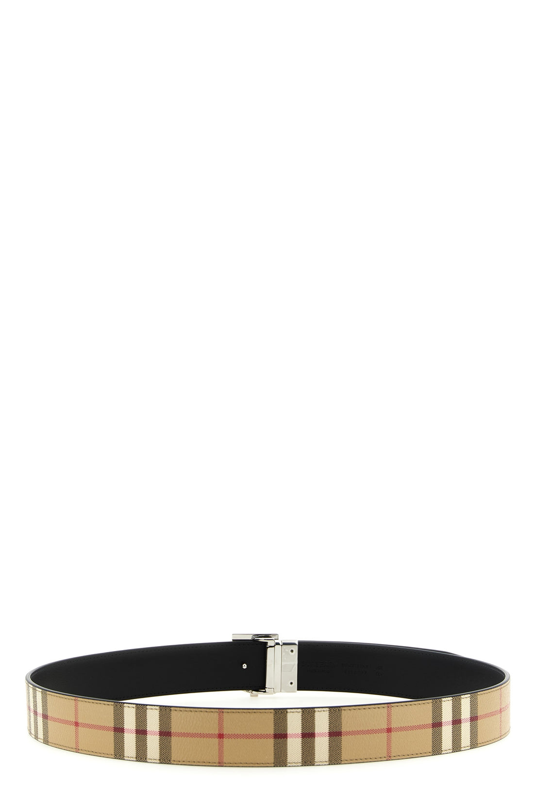 BURBERRY 90 cm the burberry reversible belt features the iconic vintage check pattern on one si