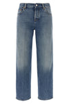 washed cotton denim jeans