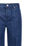 straight cotton denim jeans