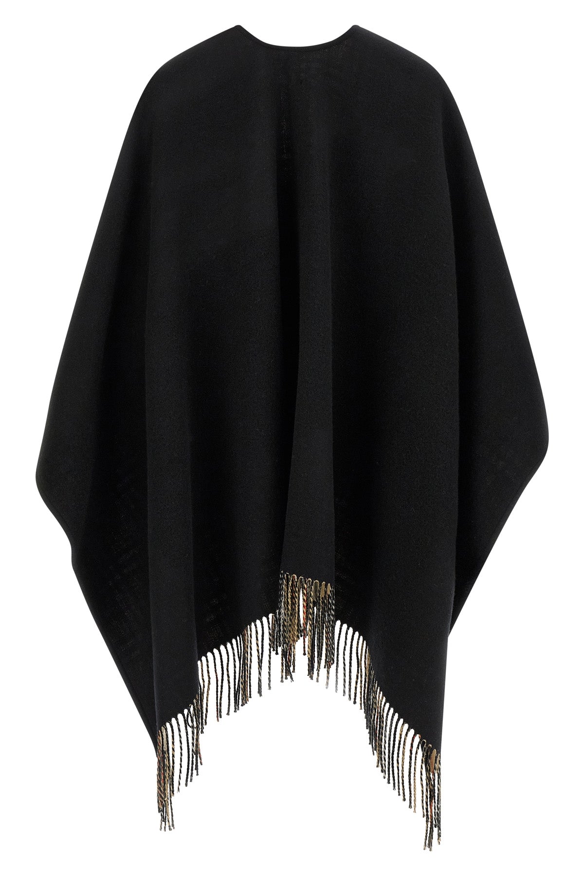 the burberry cape exemplifies a masterful outerwear construction through its dou