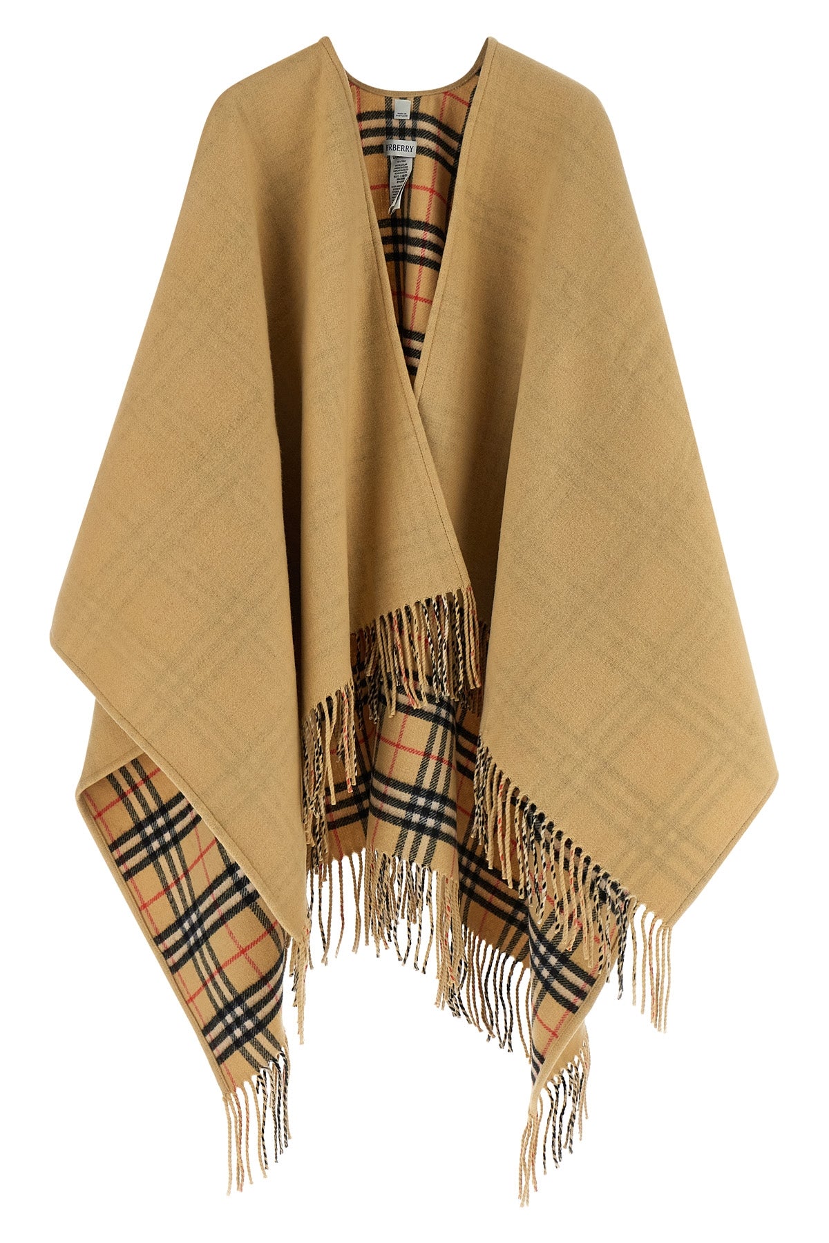 the burberry reversible cape exemplifies british craftsmanship through a versati