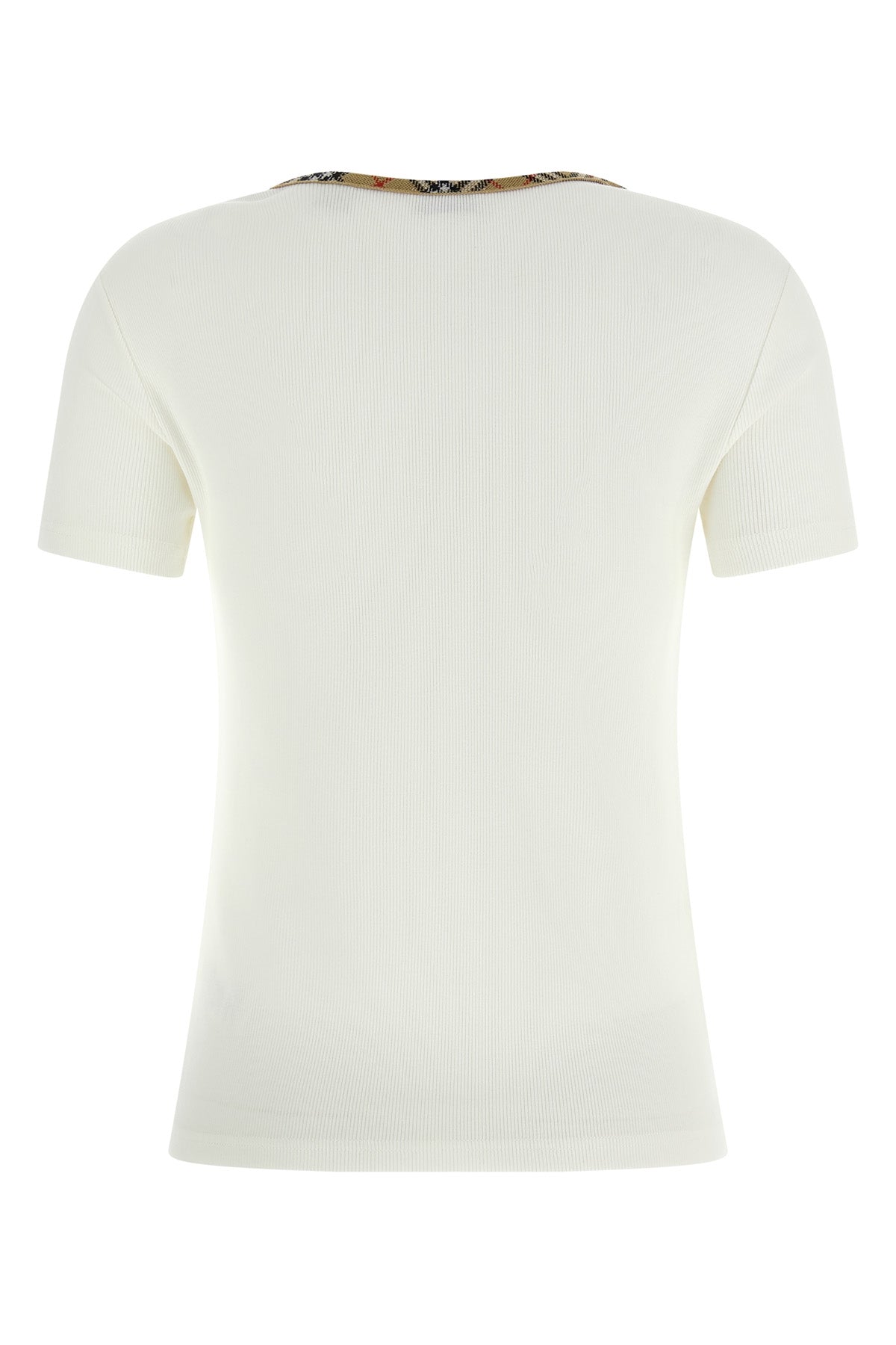 stephanie ribbed stretch cotton jersey t-shirt
