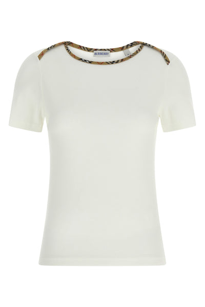 stephanie ribbed stretch cotton jersey t-shirt