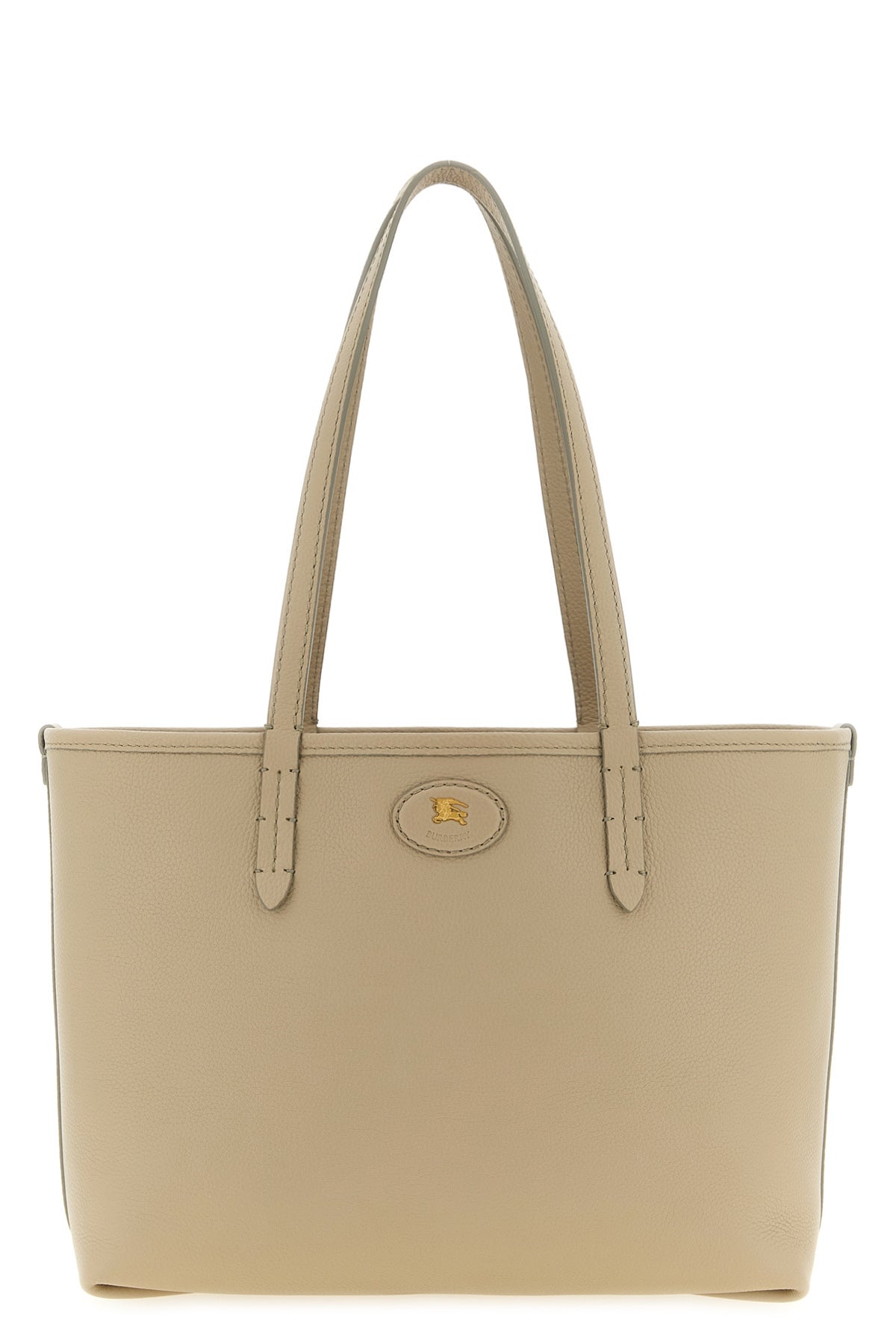 the burberry bloomsbury midi tote bag features a double-sided construction des