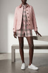 evelyn chk short in light cotton
