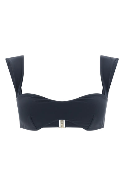01 retro-style bikini top in stretch fabric