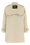 summerside short trench coat in rain-resistant cotton gabardine