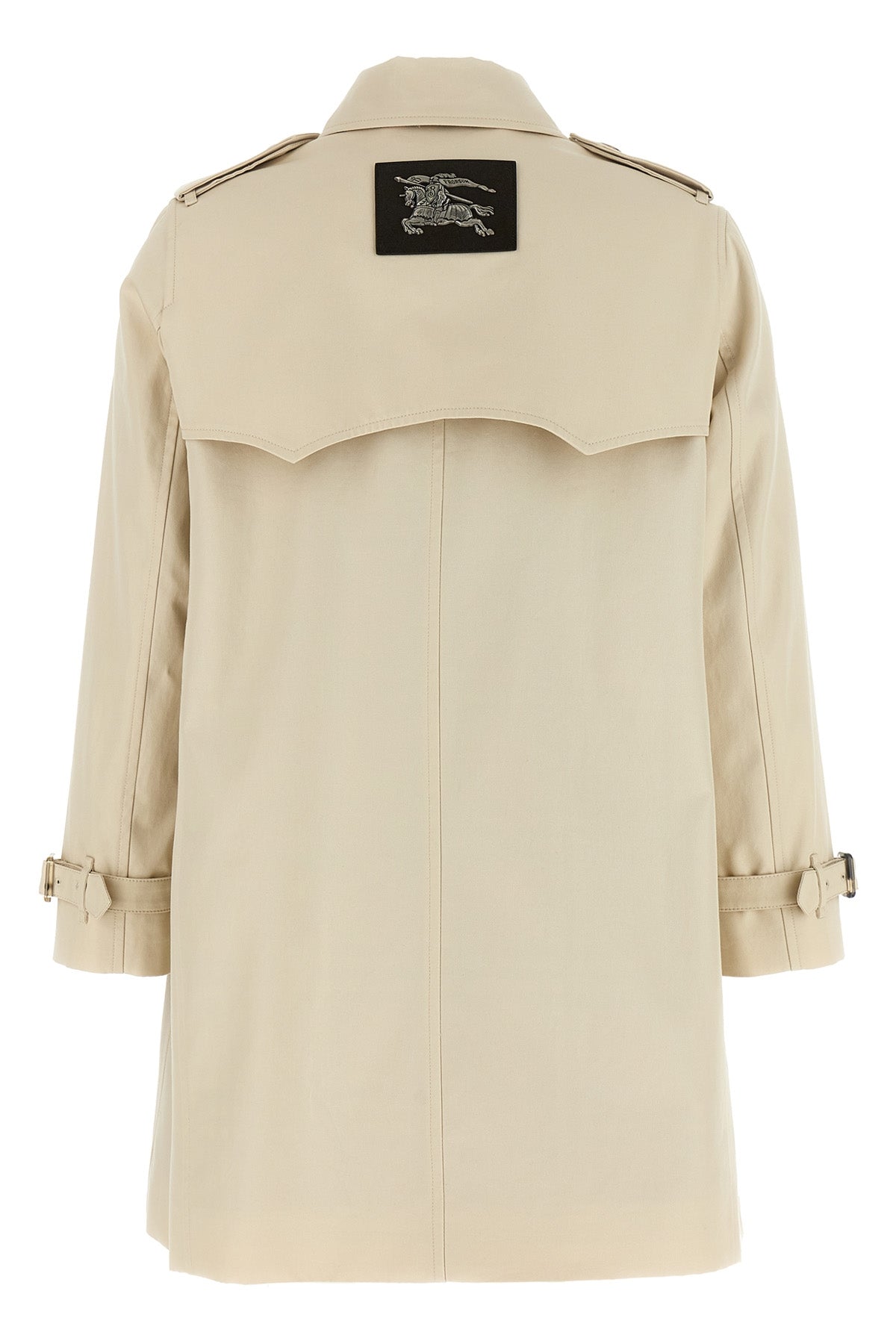 summerside short trench coat in rain-resistant cotton gabardine