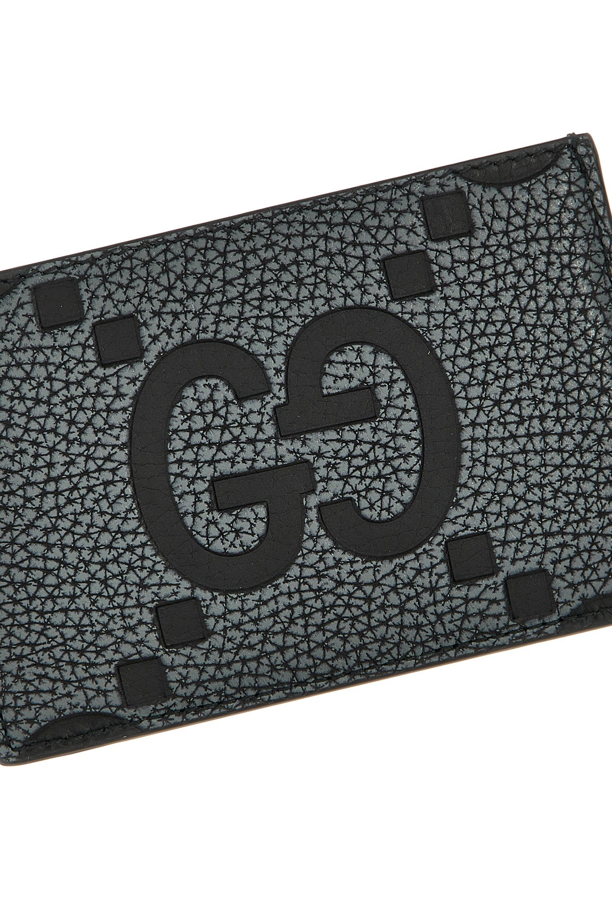 maxi gg hammered leather card holder