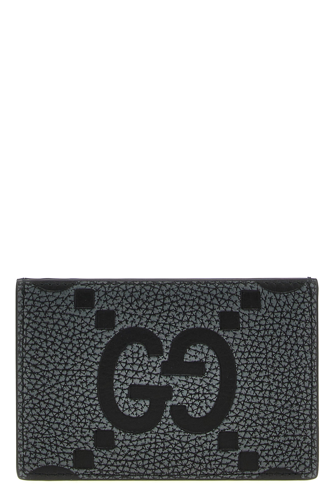 GUCCI OS maxi gg hammered leather card holder