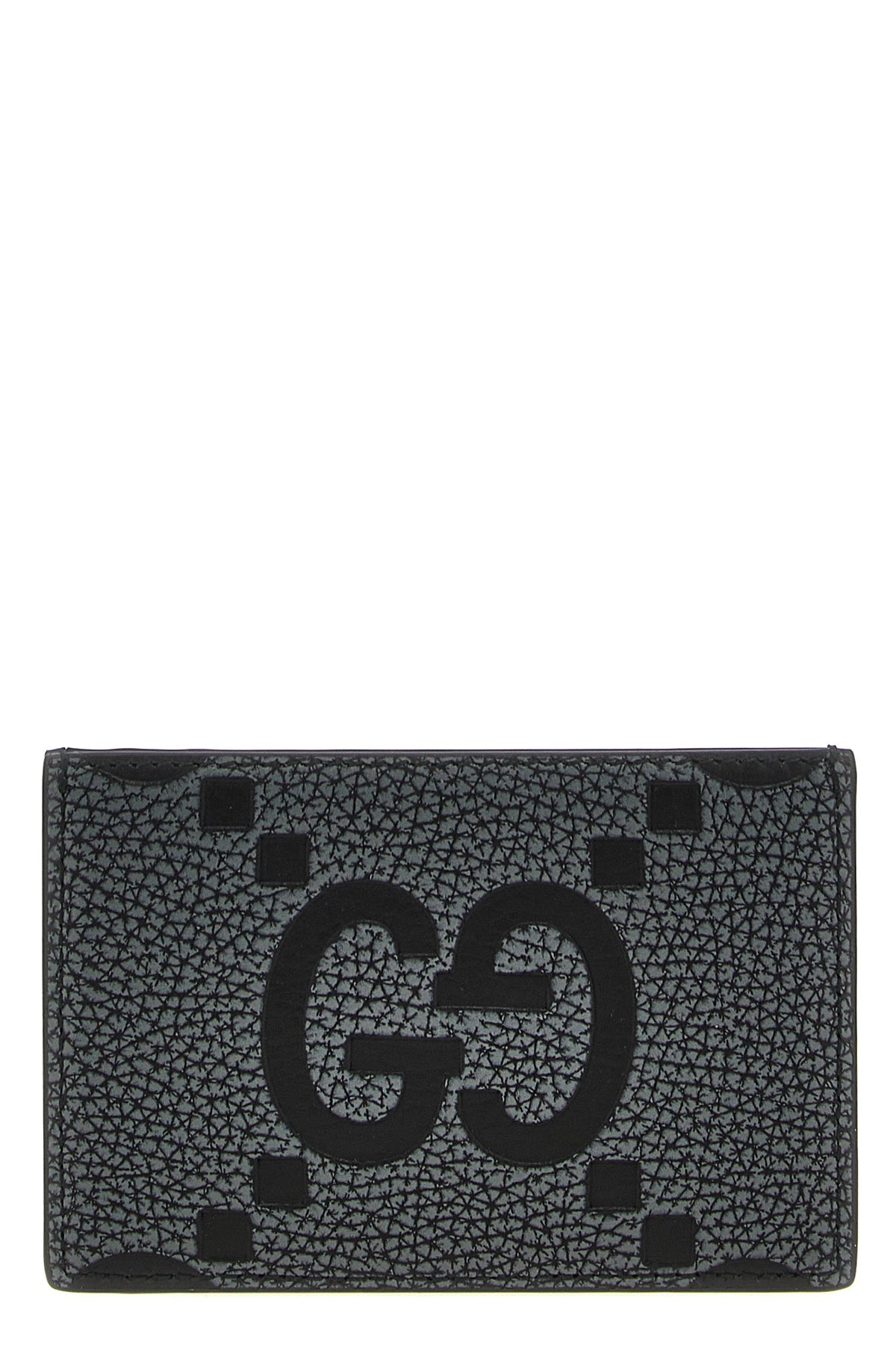 maxi gg hammered leather card holder