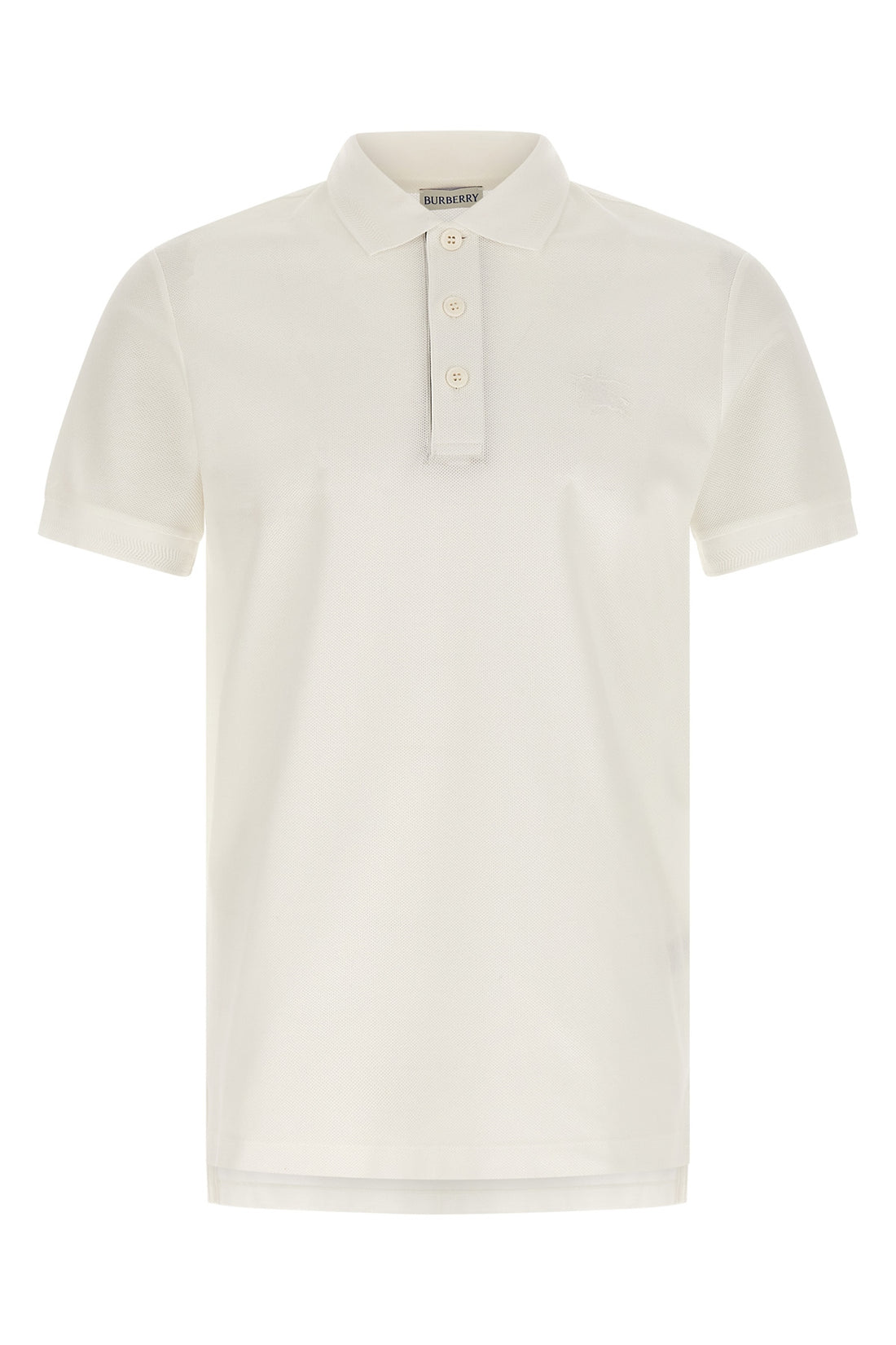 BURBERRY M eddie cotton piqué polo shirt