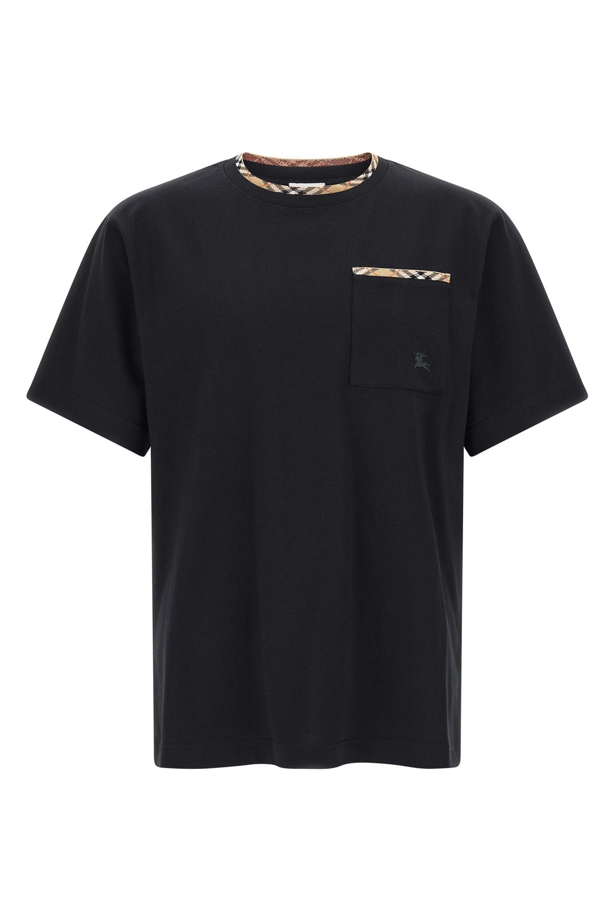 burberry ryan pure cotton t-shirt features a relaxed silhouette and a fluid fi