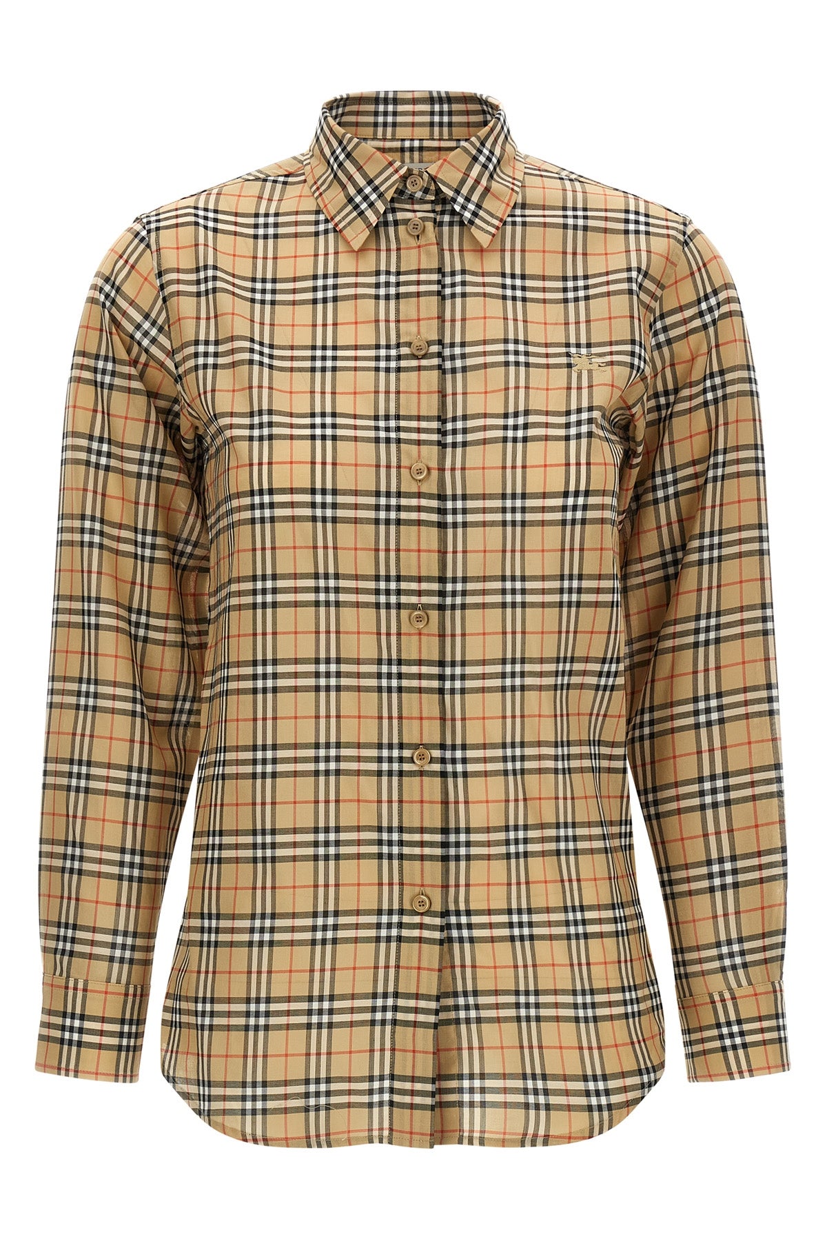 the burberry emma shirt redefines the codes of everyday elegance through metic